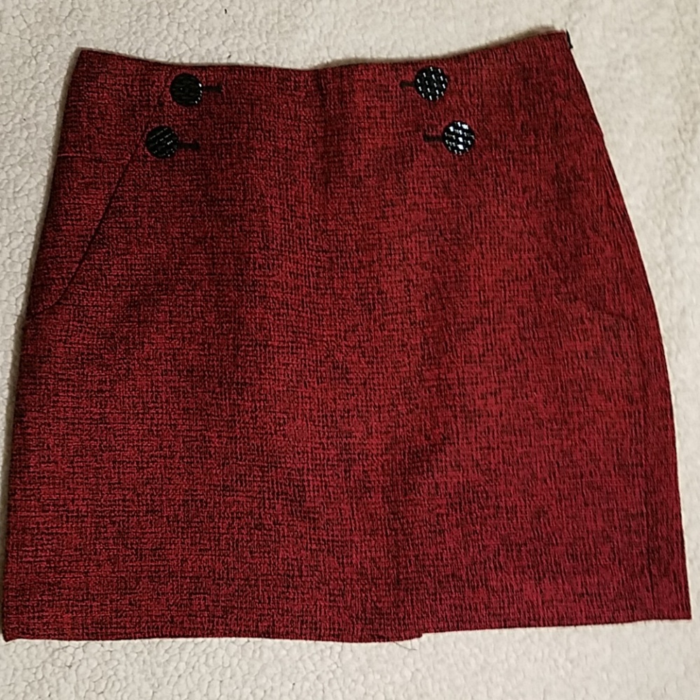 The Limited Black & Red Short Skirt Size 0